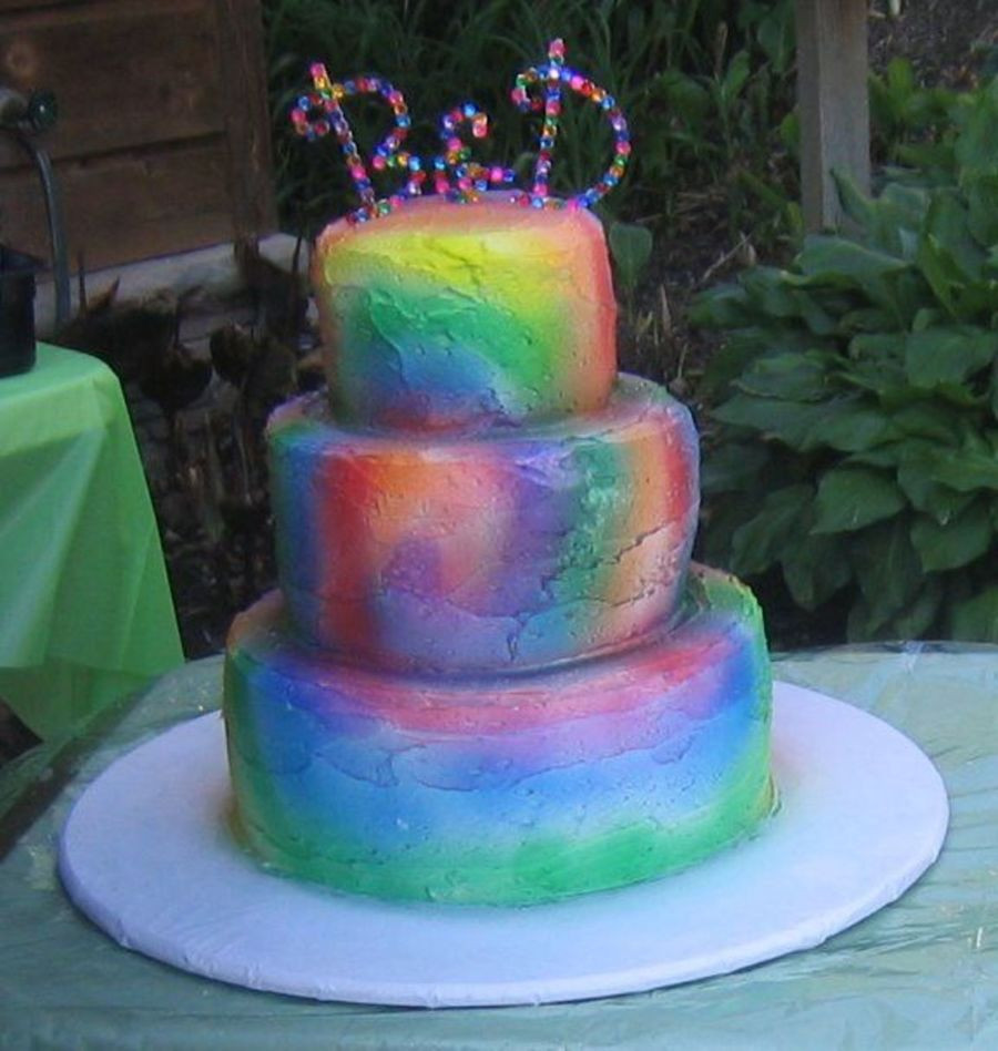 Tie Dye Wedding Cakes
 Tie Dye Wedding Cake CakeCentral
