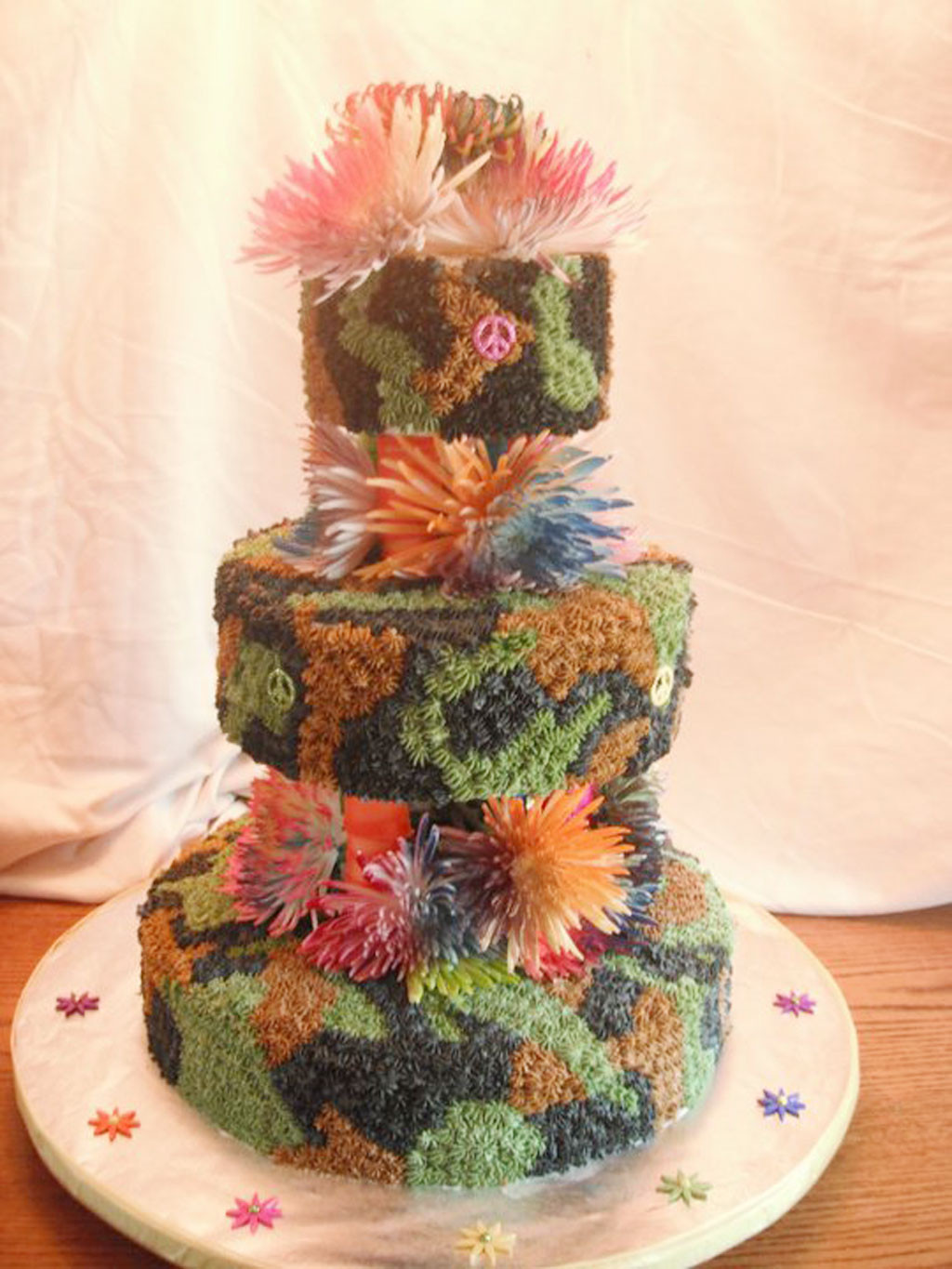 Tie Dye Wedding Cakes
 Camo Tie Dye Wedding Cake Wedding Cake Cake Ideas by