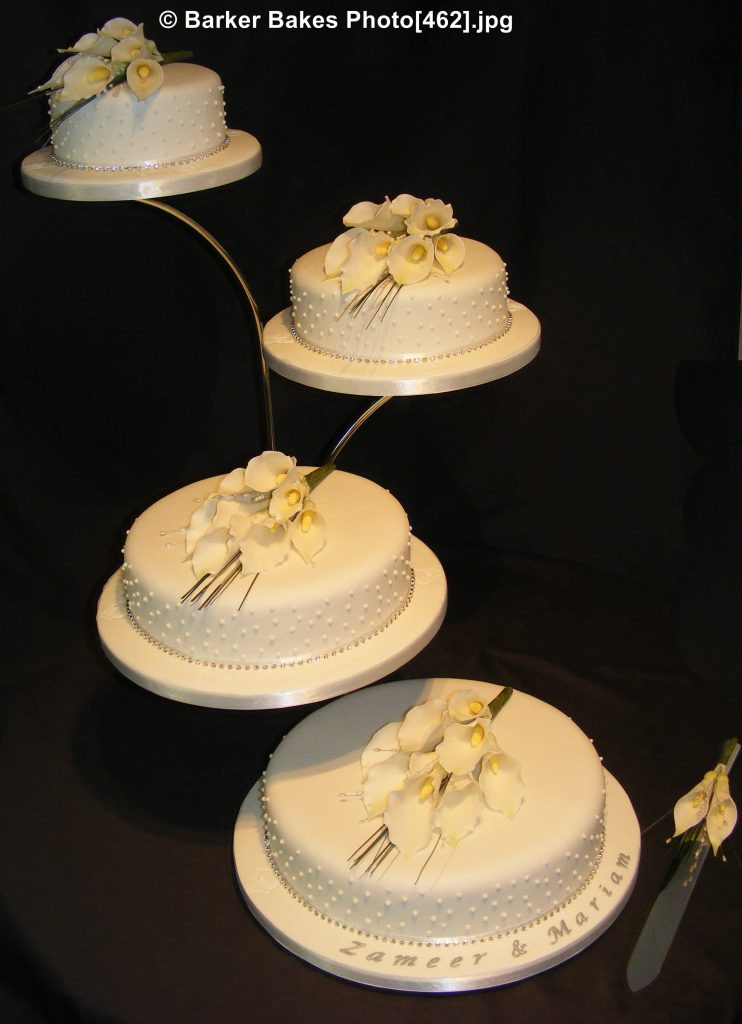 Tier Wedding Cakes
 4 Tier Wedding Cakes – Barker Bakes Ltd