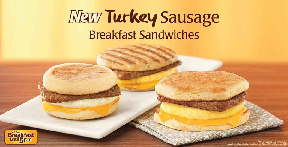 Tim Hortons Healthy Breakfast
 News Tim Hortons New Turkey Sausage Breakfast