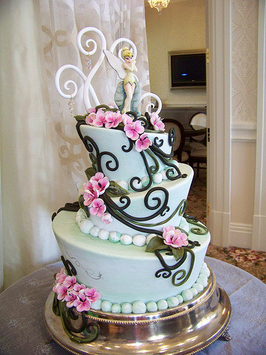Tinkerbell Wedding Cakes
 Disney wedding cake