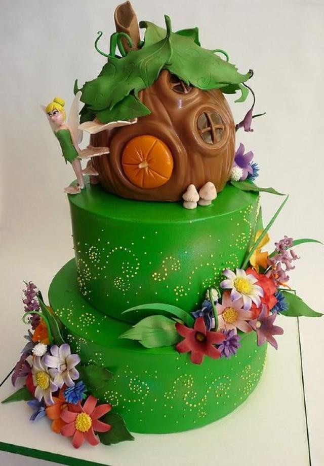 Tinkerbell Wedding Cakes
 Disney Wedding Tinkerbell Theme Weddbook