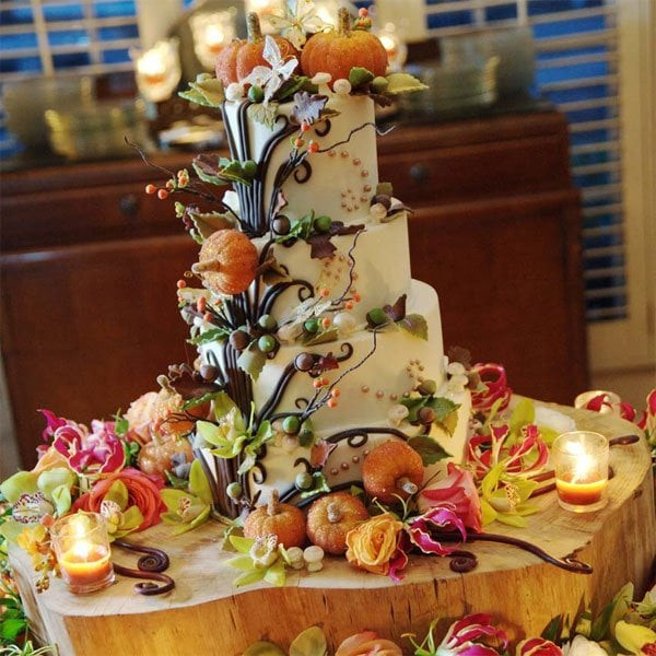 Tom Thumb Wedding Cakes
 Wedding Cake Toppers Pumpkin Wedding Decor