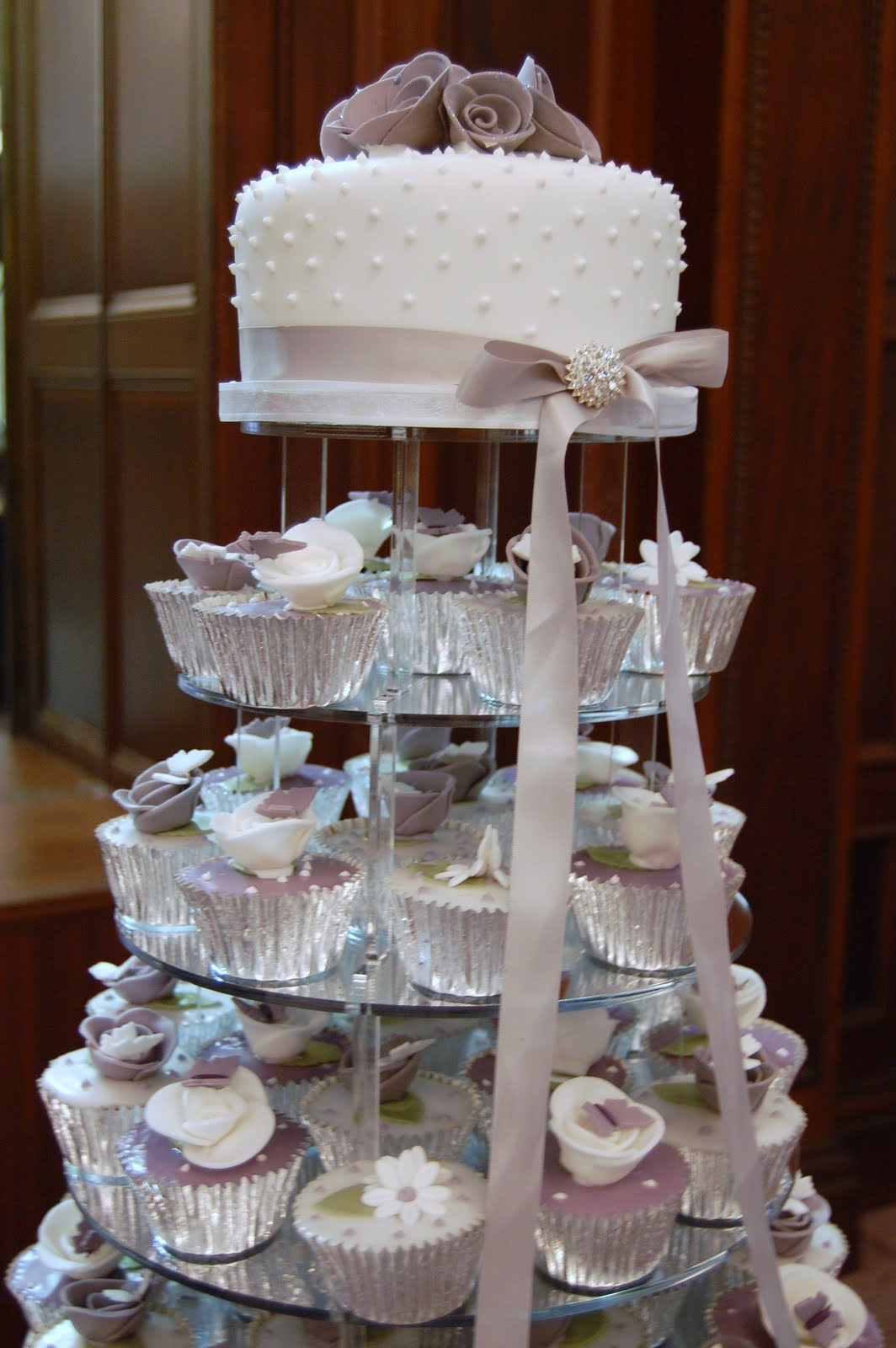 Top Tier Wedding Cakes
 Tiered cupcake wedding cakes idea in 2017