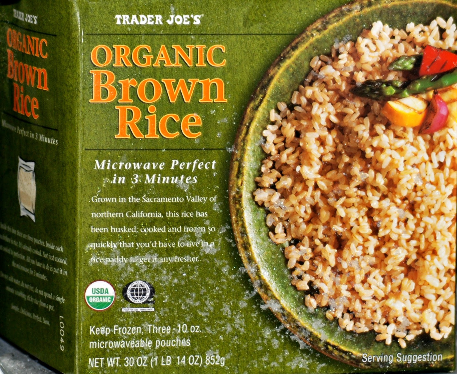 Trader Joe Organic Brown Rice
 Cooking with Costa Review Trader Joes Frozen Organic