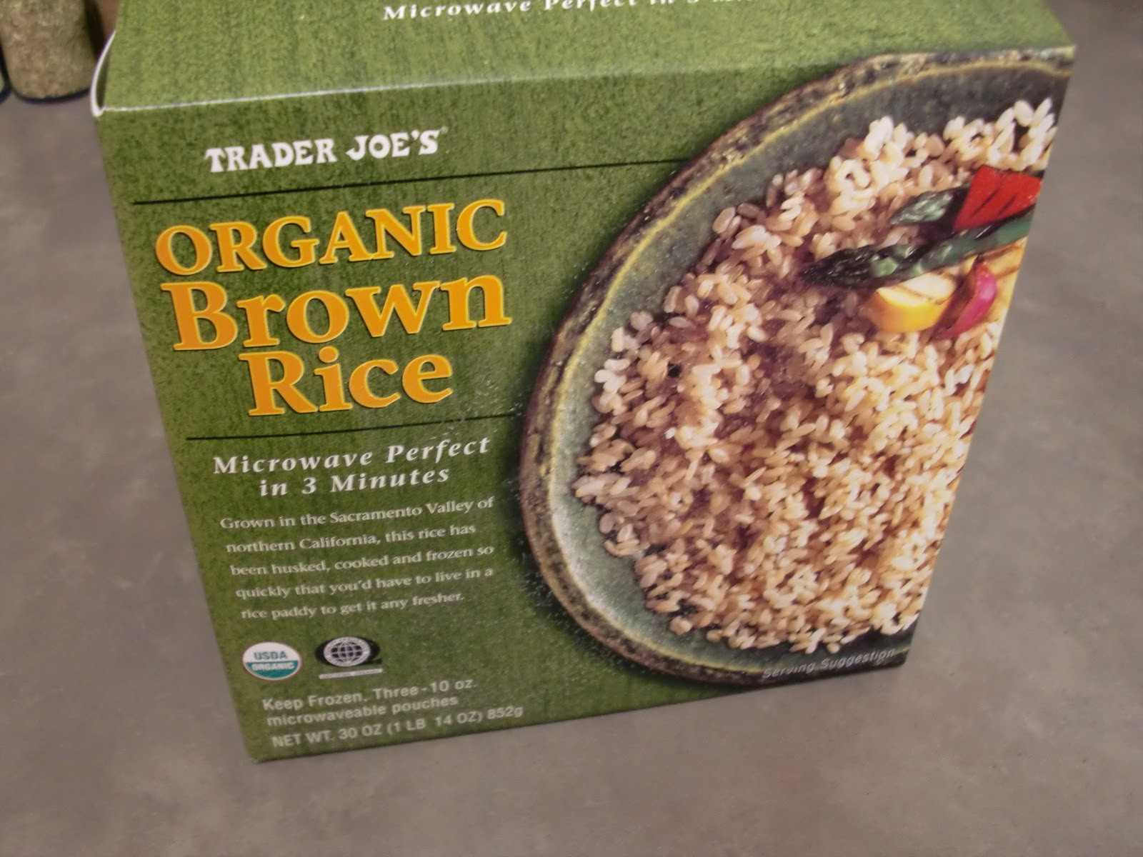 Trader Joe Organic Brown Rice
 Recipe Easy BBQ Chicken Sara Levine