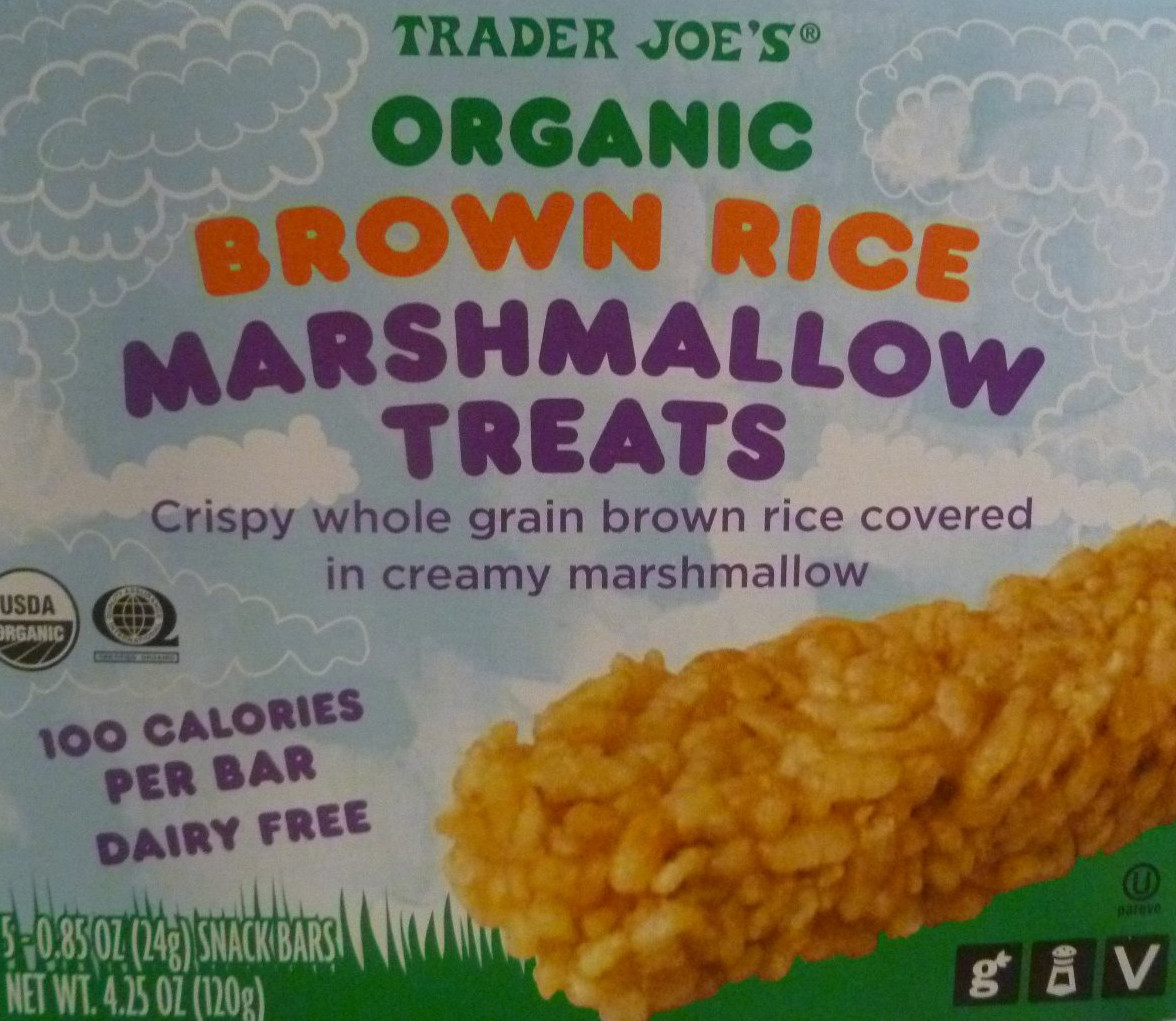 Trader Joe Organic Brown Rice
 Trader Joe s Organic Brown Rice Marshmallow Treats Reviews