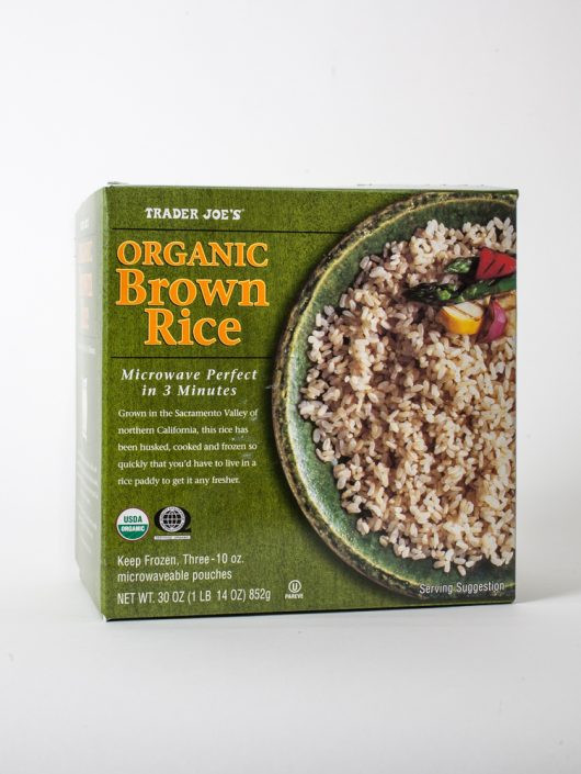 Trader Joe Organic Brown Rice
 6 Secret Gems in Trader Joe’s Frozen Food Aisle