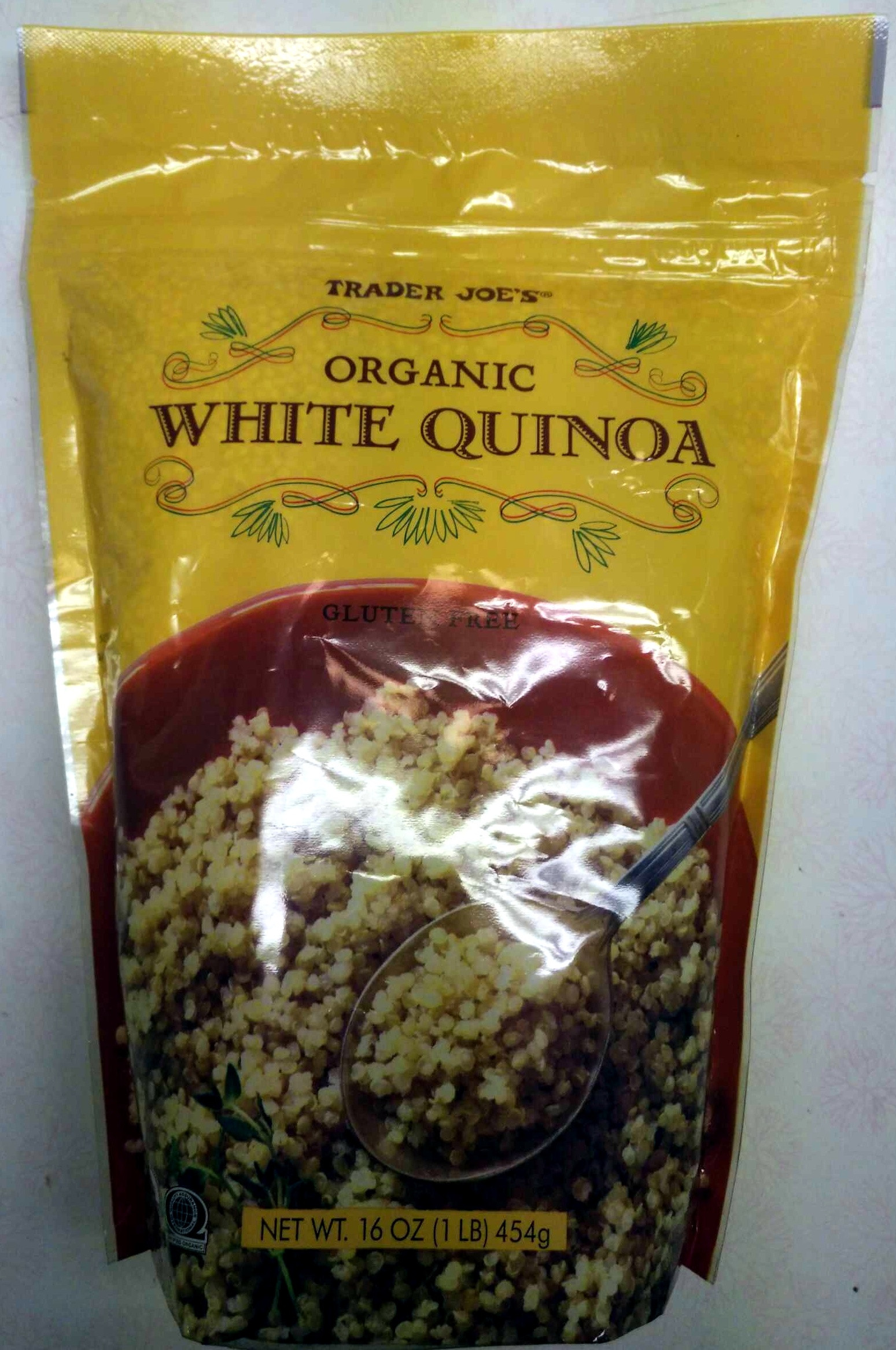Trader Joe'S Organic Quinoa
 Organic White Quinoa Trader Joe s 16 OZ 1 LB 454g