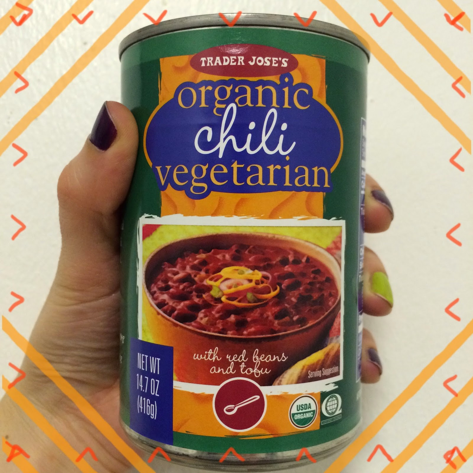 Trader Joe'S Organic Vegetarian Chili
 Trader Joe’s Tuesday Organic Ve arian Chili – Meghan Sara