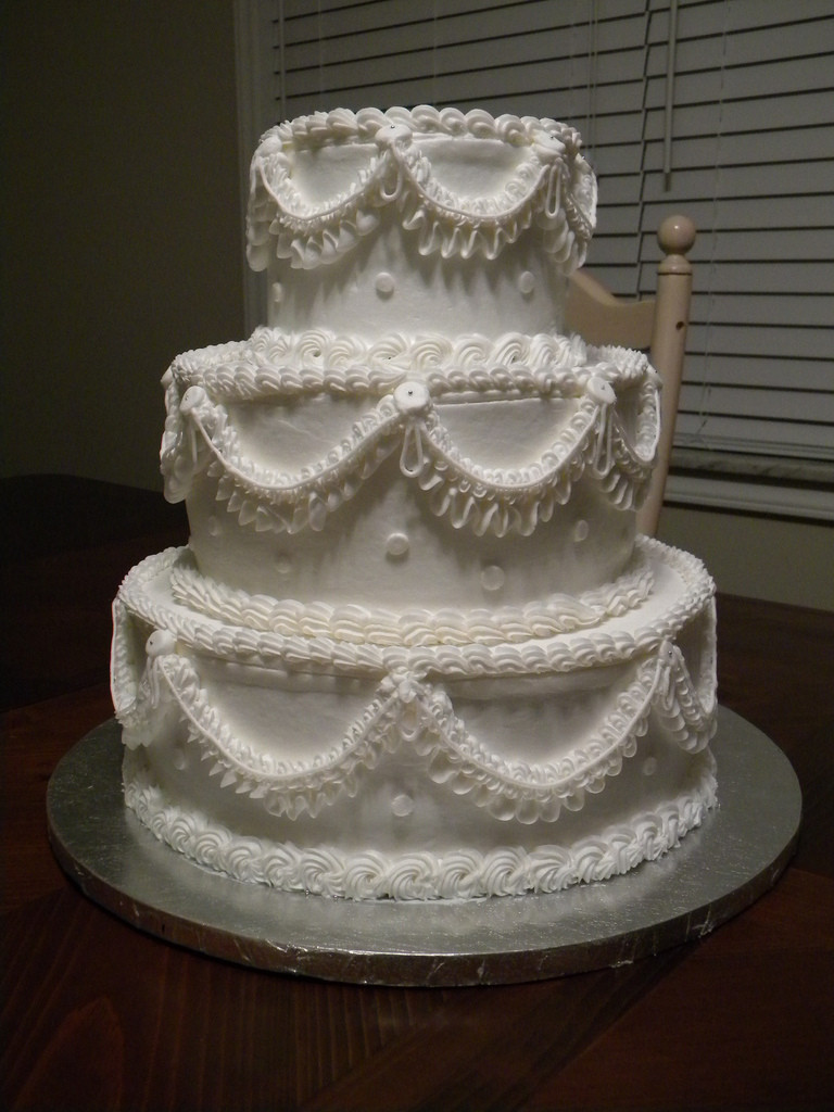 Traditional Wedding Cakes
 "Old School" Traditional Wedding Cake