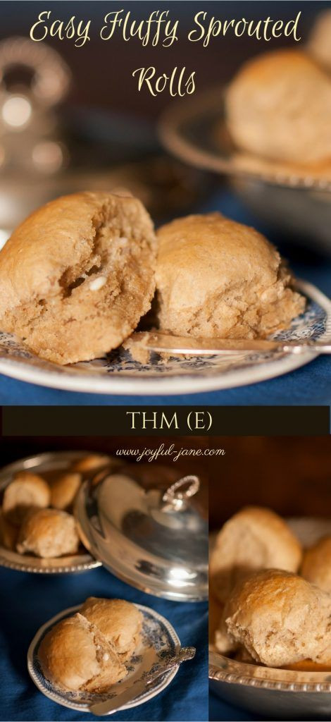 Trim Healthy Mama Approved Bread
 Easy Fluffy Sprouted Whole Wheat Rolls THM E Joyful