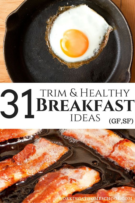 Trim Healthy Mama Recipes Breakfast
 31 Trim and Healthy Breakfast Ideas gluten free sugar