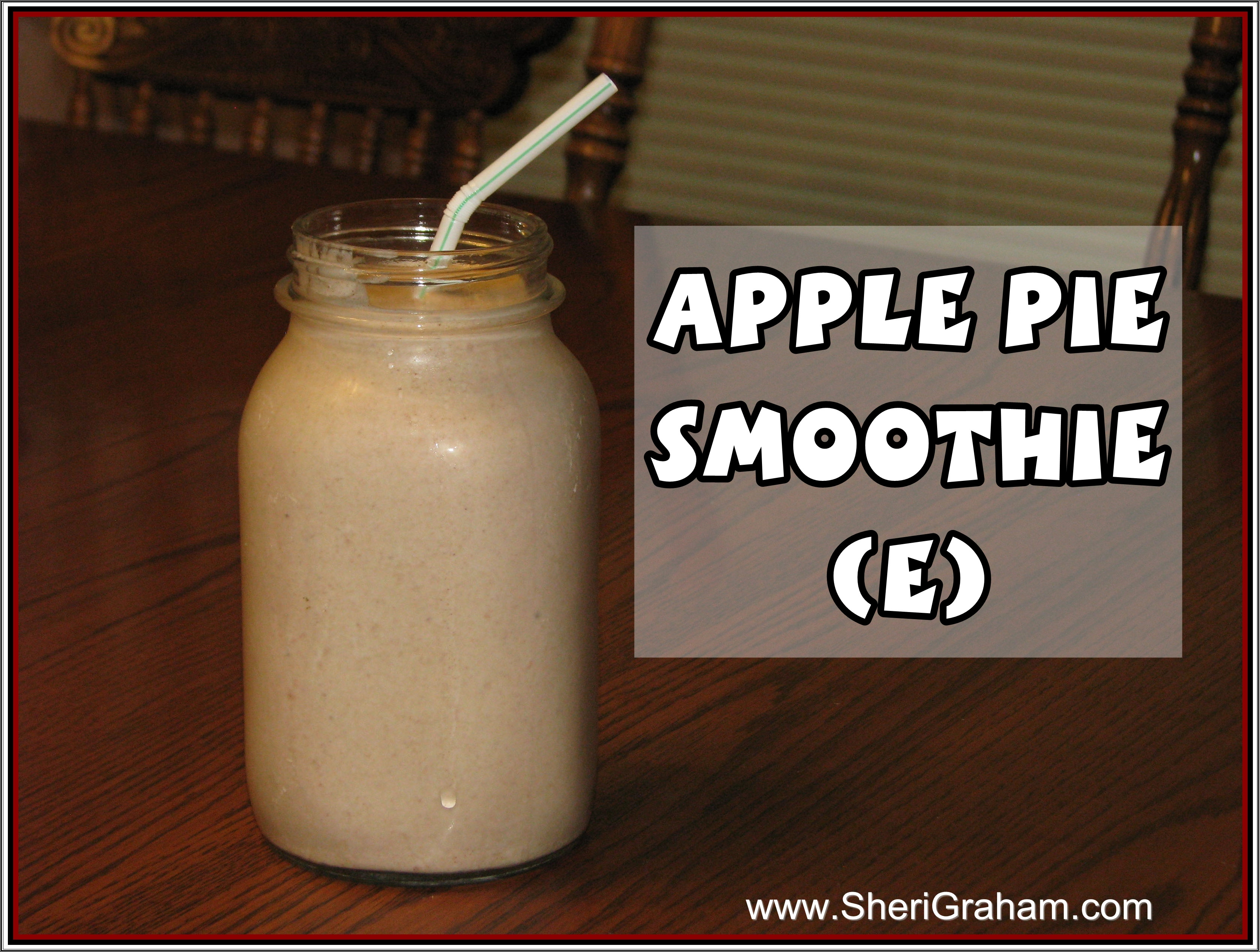 Trim Healthy Mama Smoothies
 Trim Healthy Mama Apple Pie Smoothie E Sheri Graham