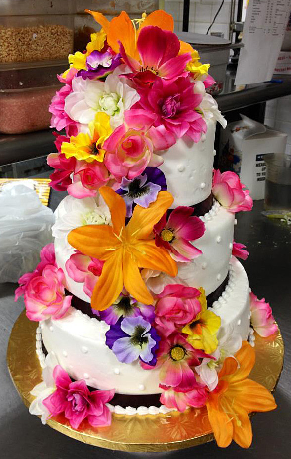Tropical Wedding Cakes
 Babycake s Bake Shop Tropical Wedding Cake