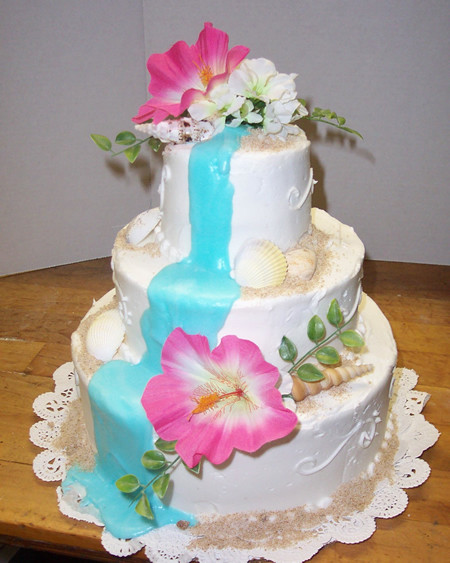 Tropical Wedding Cakes
 The Dream Wedding Inspirations tropical wedding cakes samples