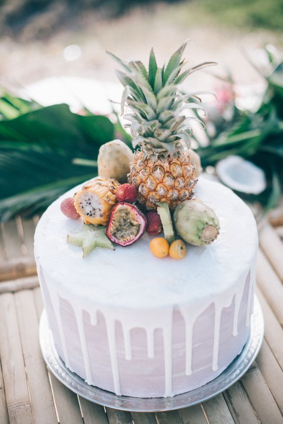 Tropical Wedding Cakes
 33 Beautiful And Yummy Tropical Wedding Cakes Weddingomania