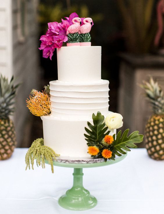 Tropical Wedding Cakes
 Beautiful Tropical Wedding Cakes For Your Summer Wedding