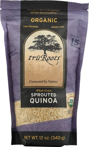 True Roots Organic Quinoa
 TruRoots Organic Whole Grain Sprouted Quinoa 12 oz