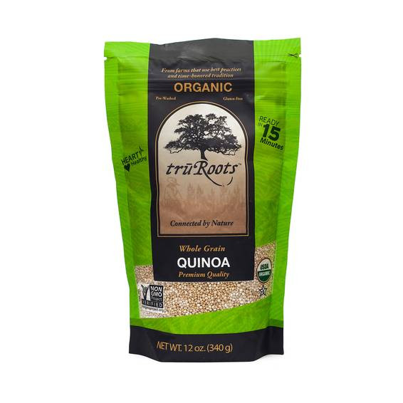 True Roots Organic Quinoa
 12 oz Organic Whole Grain Quinoa by TruRoots Thrive Market