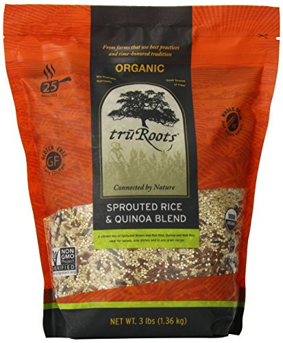 Truroots Organic Sprouted Rice And Quinoa Blend Bag 3 Lbs
 truRoots Organic Sprouted Rice and Quinoa Blend Bag 3 lbs