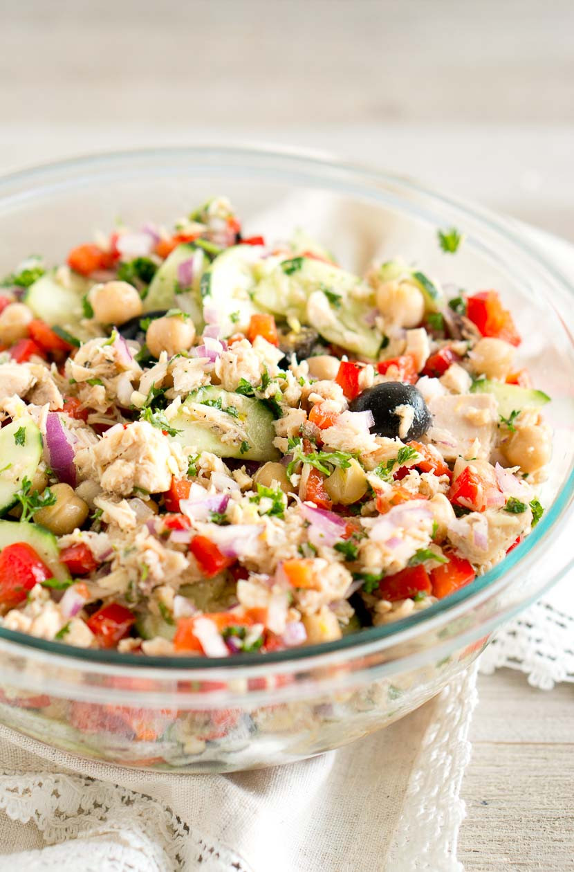 Tuna Salads Healthy
 Mediterranean Tuna Salad