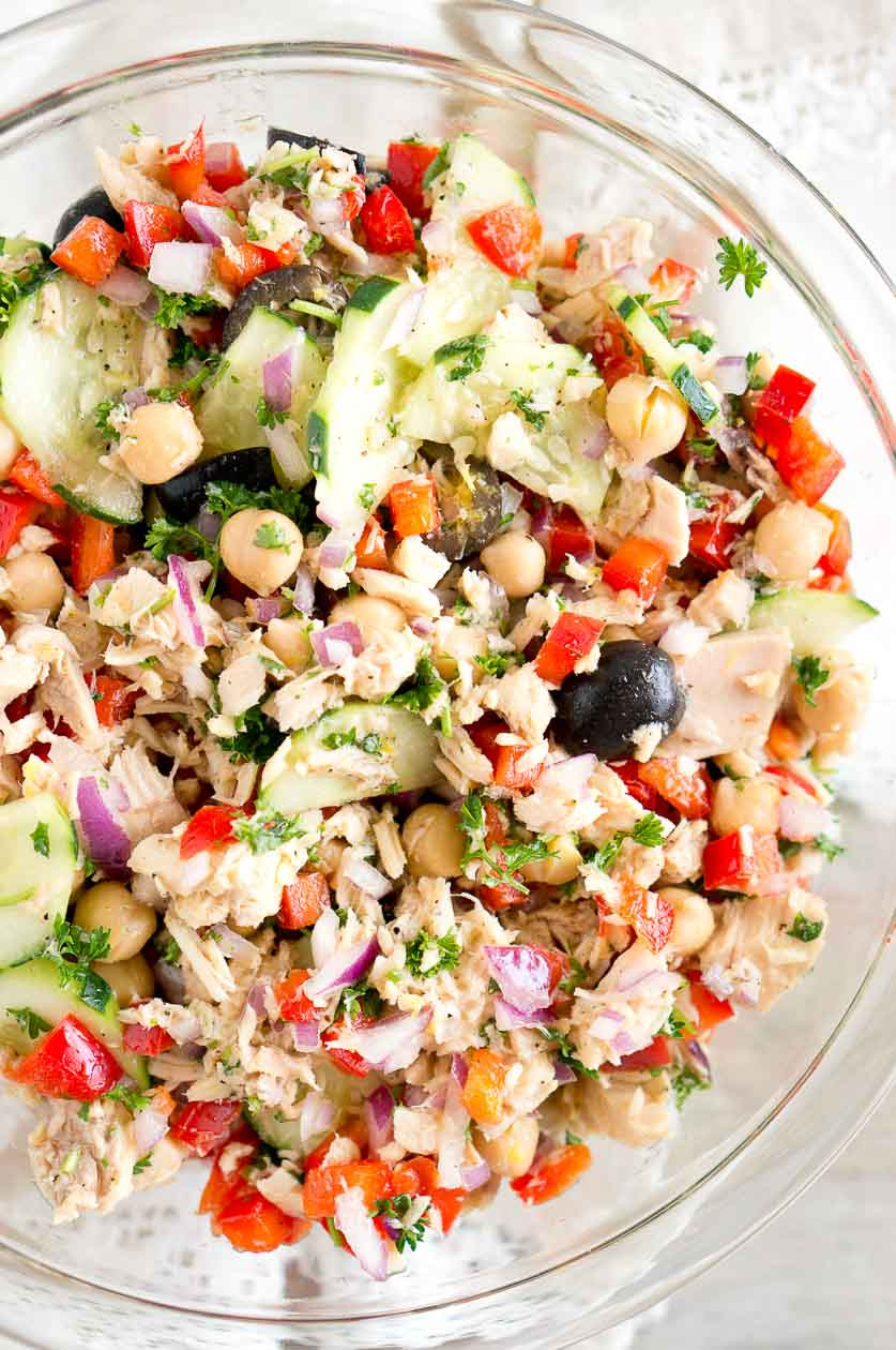 Tuna Salads Healthy
 Mediterranean Tuna Salad