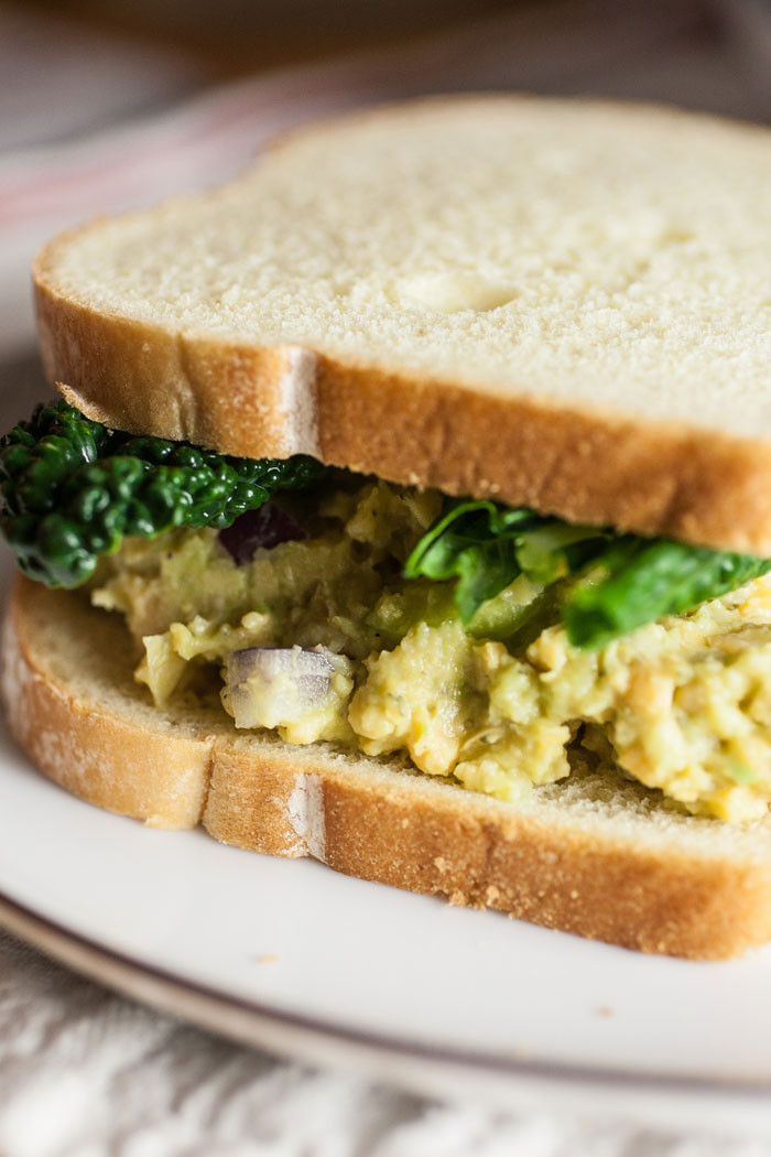Tuna Sandwiches Healthy
 Vegan Tuna Salad Sandwich with Avocado and Chickpea