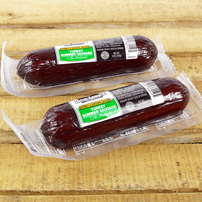 Turkey Summer Sausage
 2 Pack of 5oz Jack Links Honey and Brown Sugar Turkey