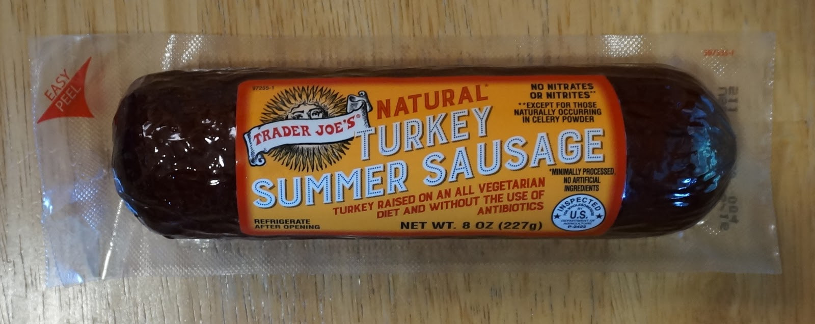 Turkey Summer Sausage
 Exploring Trader Joe s Trader Joe s Natural Turkey Summer