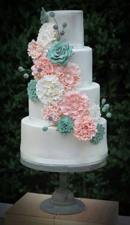Turquoise And Coral Wedding Cakes
 Guide to choosing Wedding Cake The Ulster Wedding Guide