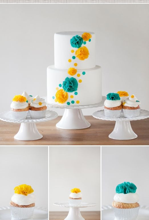 Turquoise And Yellow Wedding Cakes
 25 best ideas about Turquoise wedding cakes on Pinterest