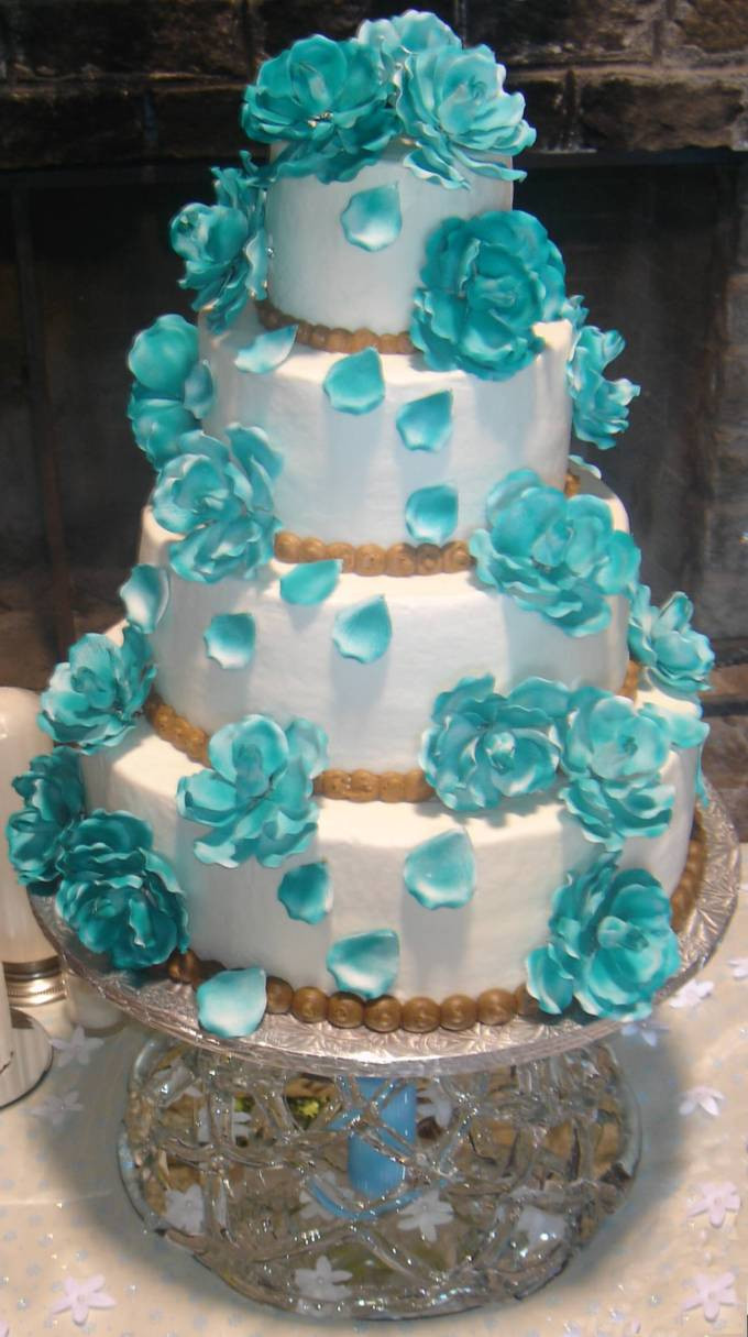 Turquoise Wedding Cakes the Best Wedding Cakes with Turquoise Blue Color