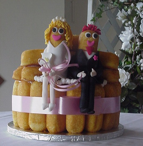 Twinkie Wedding Cakes
 Twinkie Hot Dogs Hey I d Eat Em