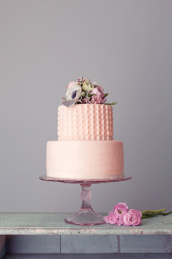 Two Tiered Wedding Cakes
 105 Inspiring Wedding Cakes