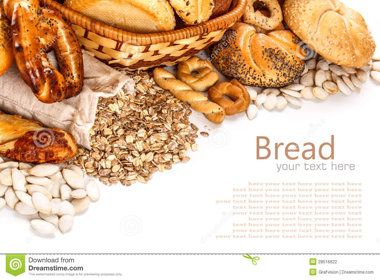 Types Of Healthy Bread
 Different Types Bread Stock graphy Image