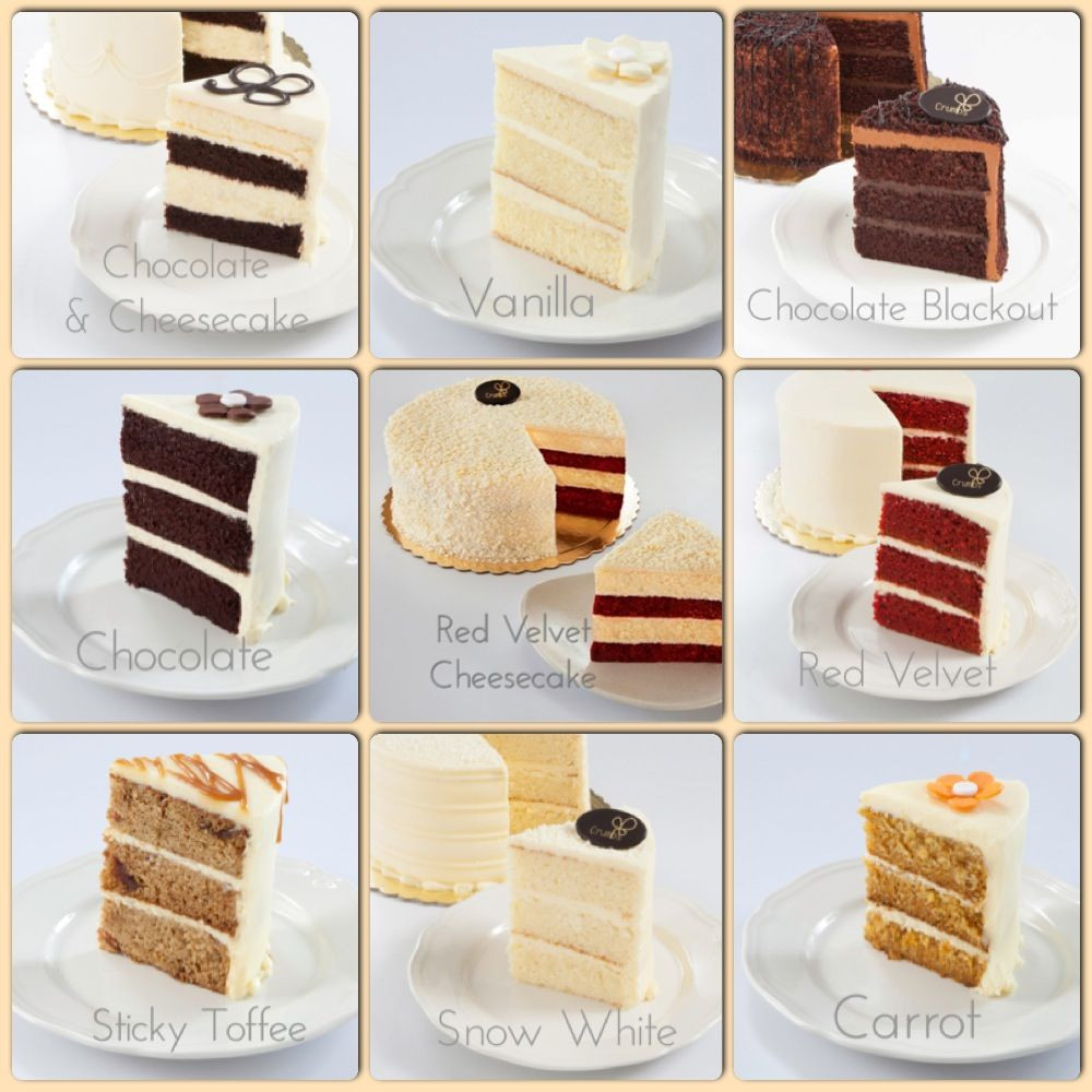 Types Of Wedding Cakes Flavors
 Cake flavor options for your next celebration cake