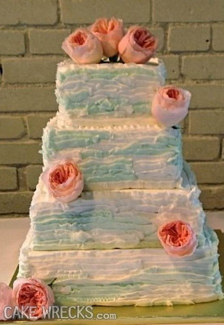 Ugliest Wedding Cakes
 Cake Wrecks Home 7 Seriously Ugly Wedding Cakes To