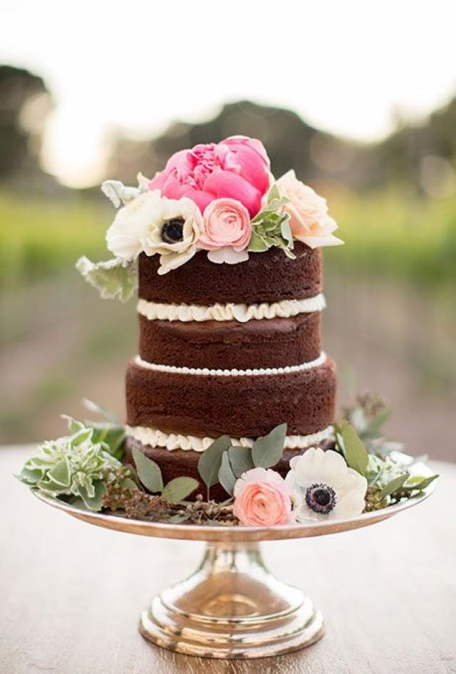 Unfrosted Wedding Cakes
 Cake Unfrosted Wedding Cakes Weddbook