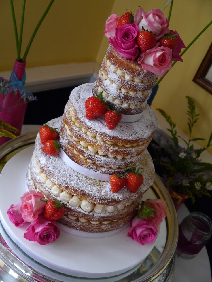 Unfrosted Wedding Cakes
 Unfrosted wedding cake Cakes