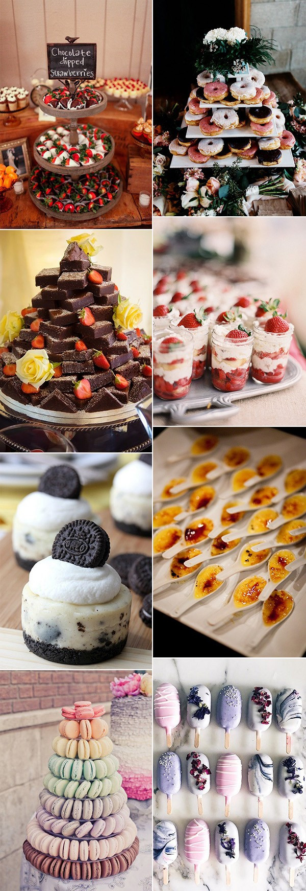 Unique Wedding Desserts
 15 Sweet Wedding Dessert Ideas Your Guests Will Love