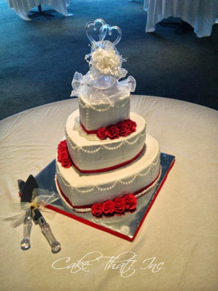 Valentine Day Wedding Cakes
 Cake That Inc Valentine Wedding