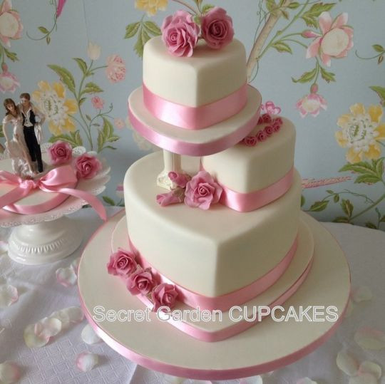 Valentine Day Wedding Cakes
 Valentine s Day Wedding Cake Cake by Siyana Sibson