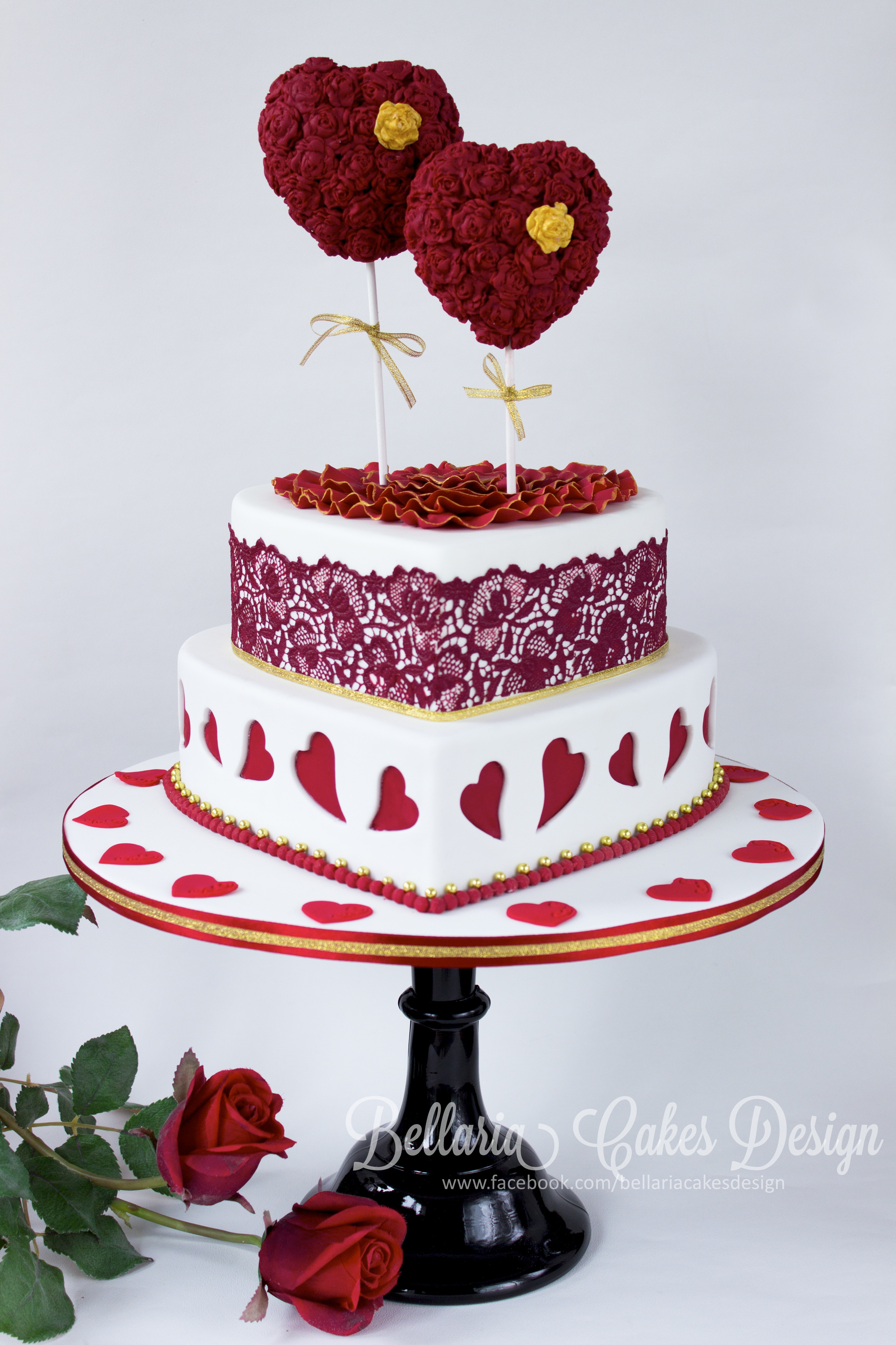 Valentine Wedding Cakes
 A Valentines Day Themed Wedding Cake Xxx Riany