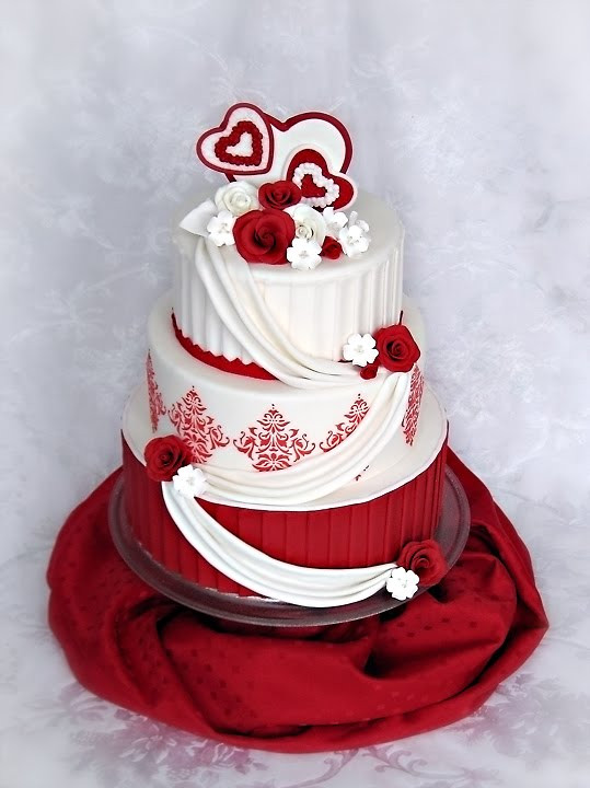 Valentine Wedding Cakes
 Love Wedding Cakes To Valentine s Day