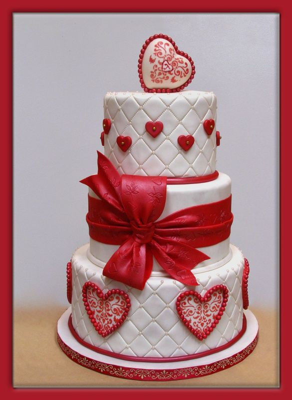 Valentines Wedding Cakes
 Eye Candy Valentine Wedding Cakes Reception Project