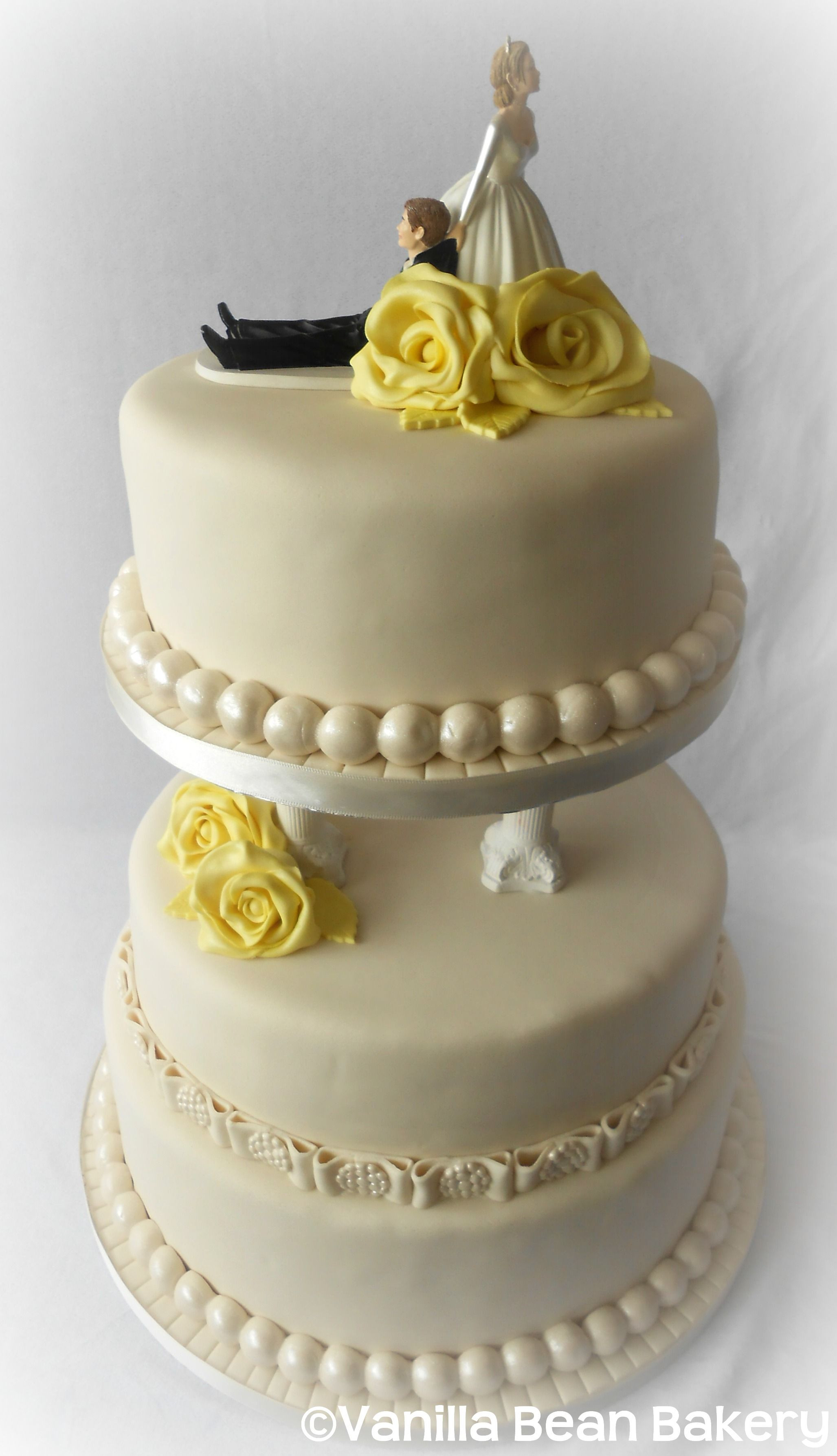 Vanilla Wedding Cakes
 Vanilla wedding cake idea in 2017