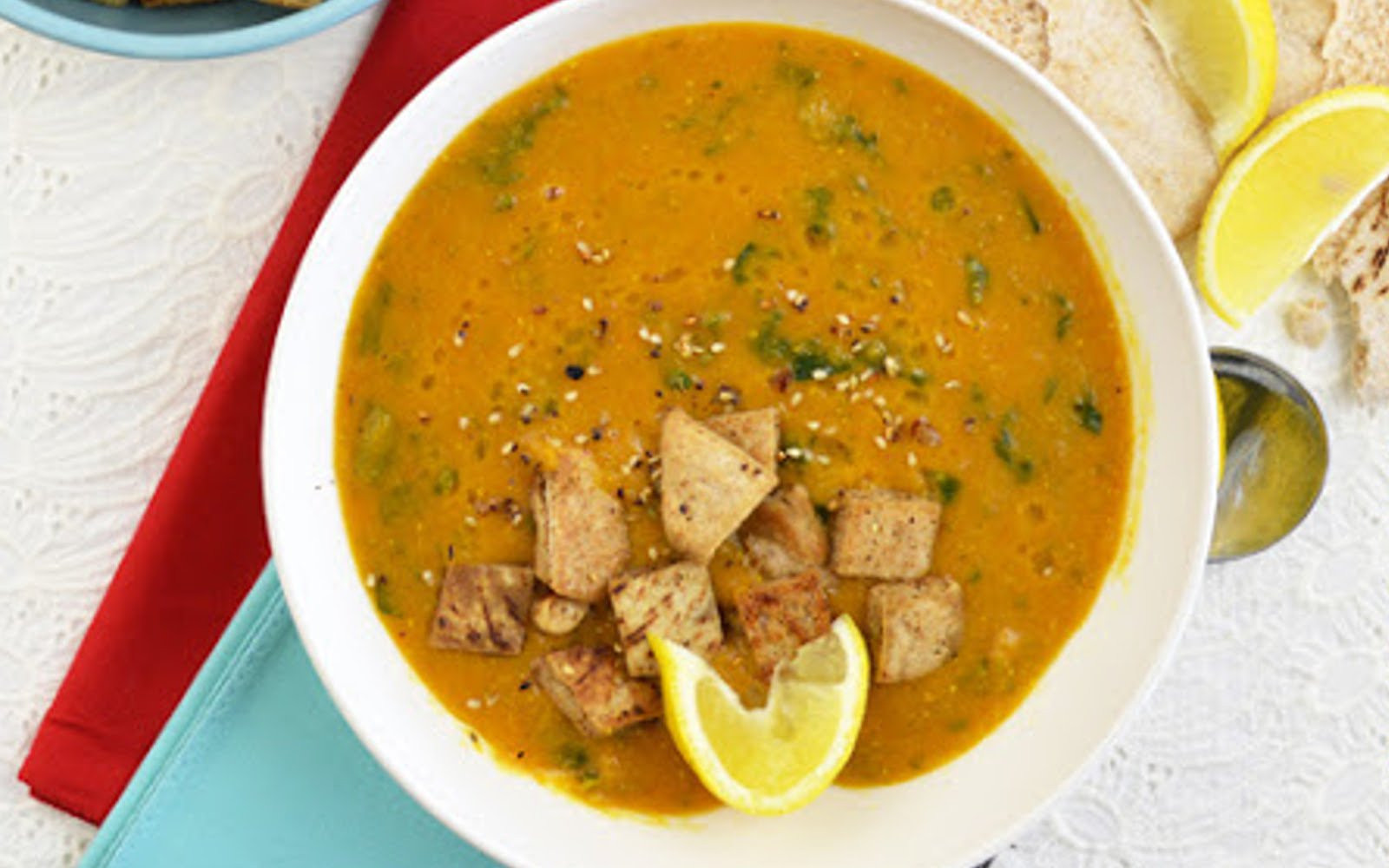 Vegan Middle Eastern Recipes
 Shorbat Adas Middle Eastern Red Lentil Soup With Pita