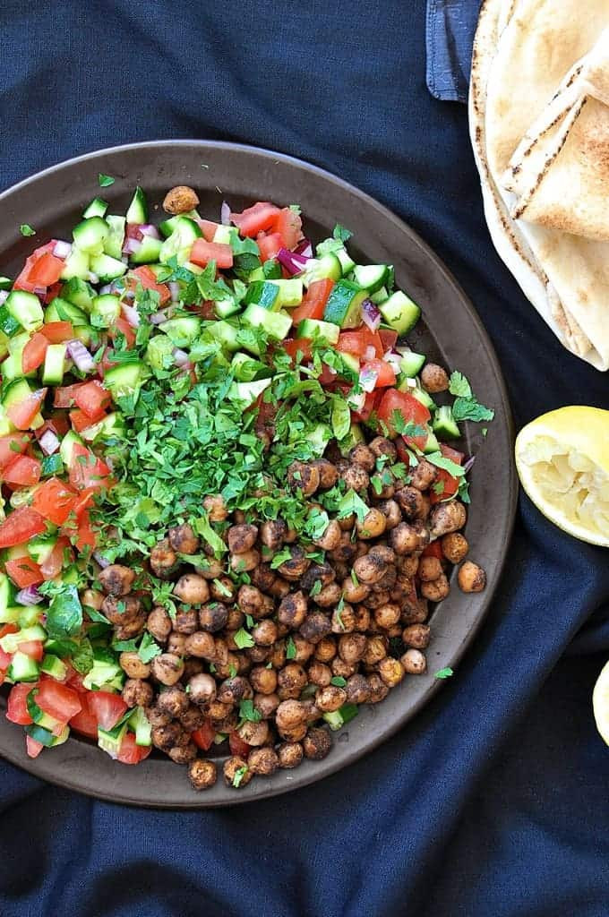 Vegan Middle Eastern Recipes
 Middle Eastern Spiced Chickpea Salad