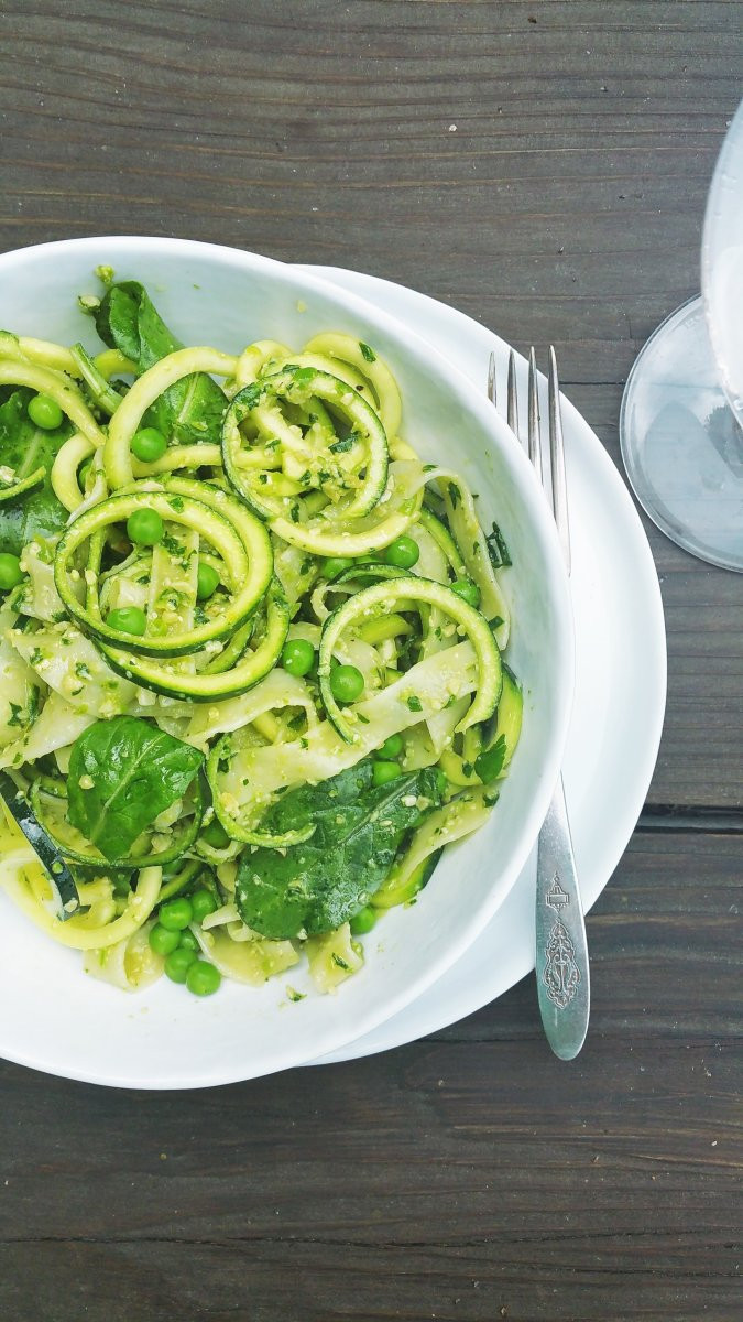 Vegan Summer Squash Recipes
 Spiralized Summer Squash Recipe with Arugula Pesto Vegan